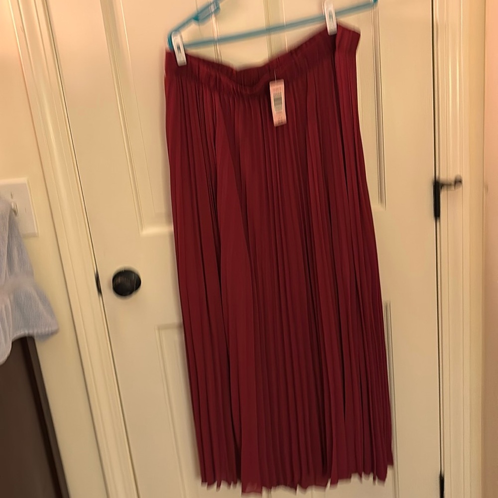 Torrid pleated long Skirt